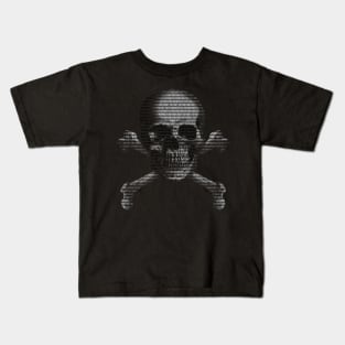 Hacker Skull Kids T-Shirt